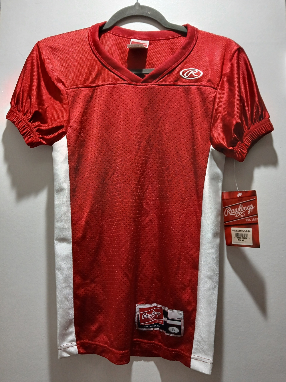 Rawlings Red Short Sleeve Athletic Jersey - Men